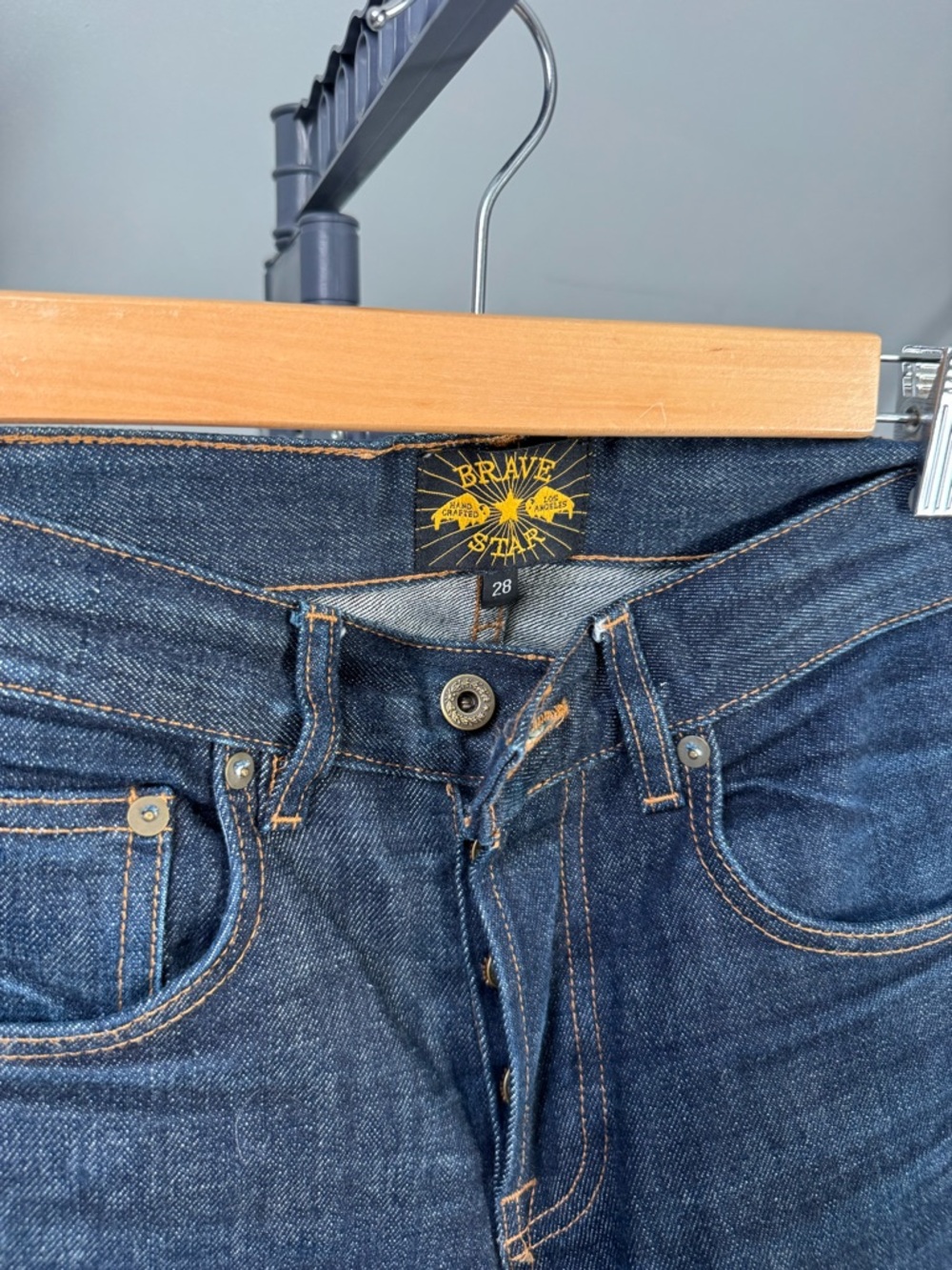 Men's Indigo Straight-Leg Jeans - Picture 2 of 6